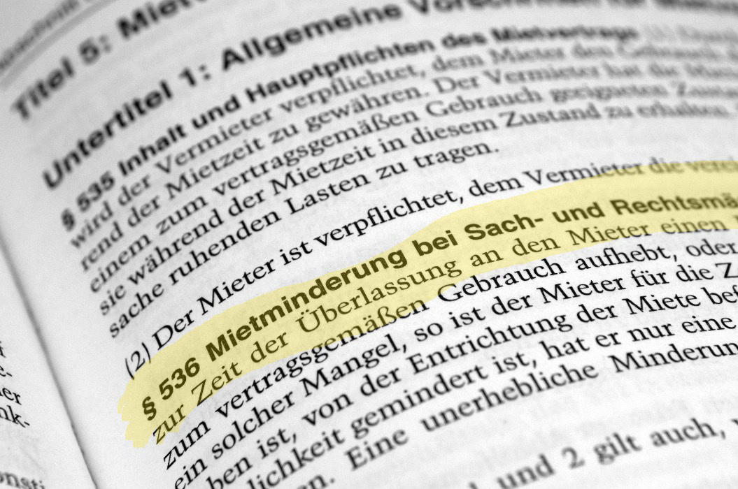 Wann ist eine Mietminderung möglich?